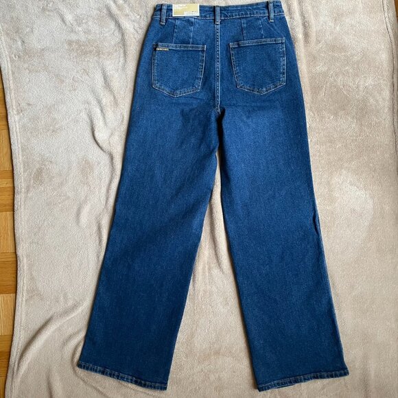 Michael Kors Selma Wide Leg Jeans - Picture 2 of 11